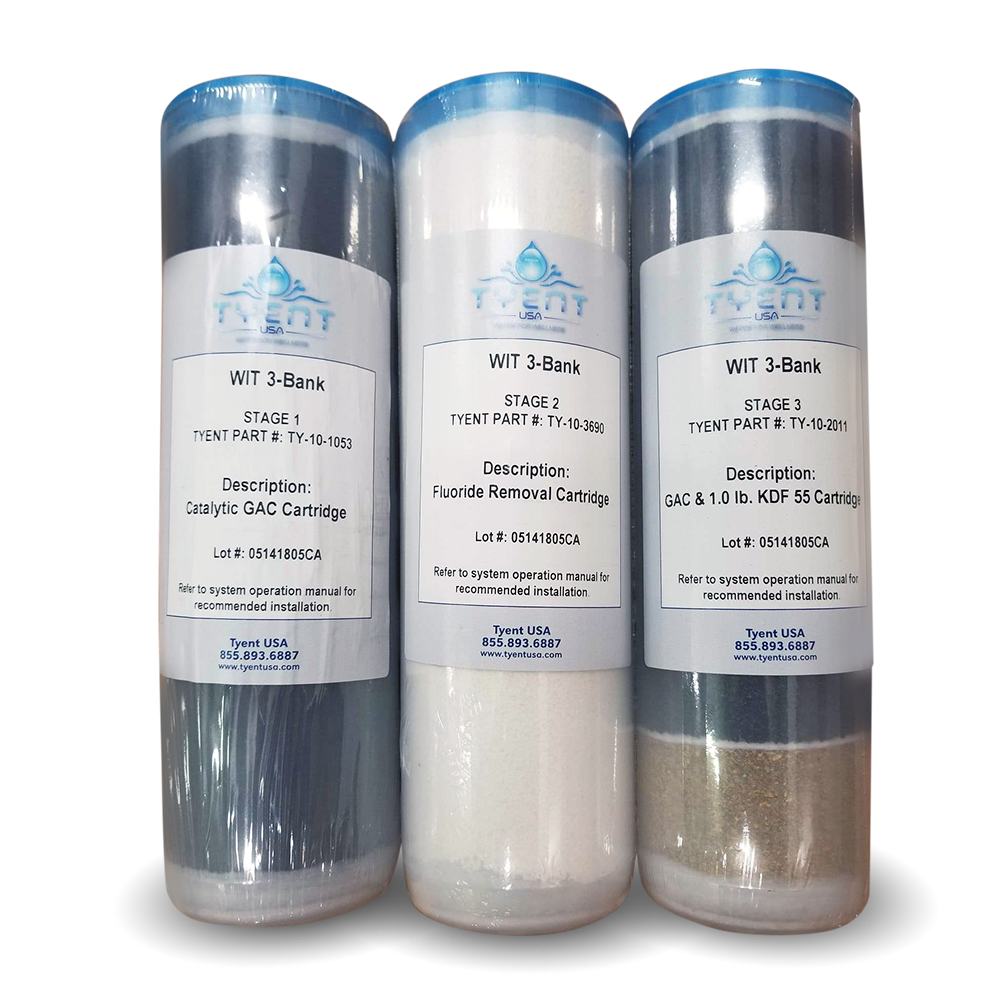 Tyent 3-Bank Water Replacement Pre-Filters